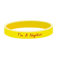 Customise - Blood Group Colour Coded Wristbands (Pack of 1000)