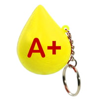 Blood Group Colour Coded Blood Drop Keychains