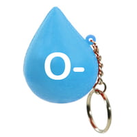 Blood Group Colour Coded Blood Drop Keychains